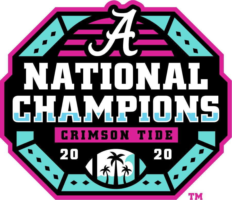 Alabama Crimson Tide 2020 Champion Logo DIY iron on transfer (heat transfer)